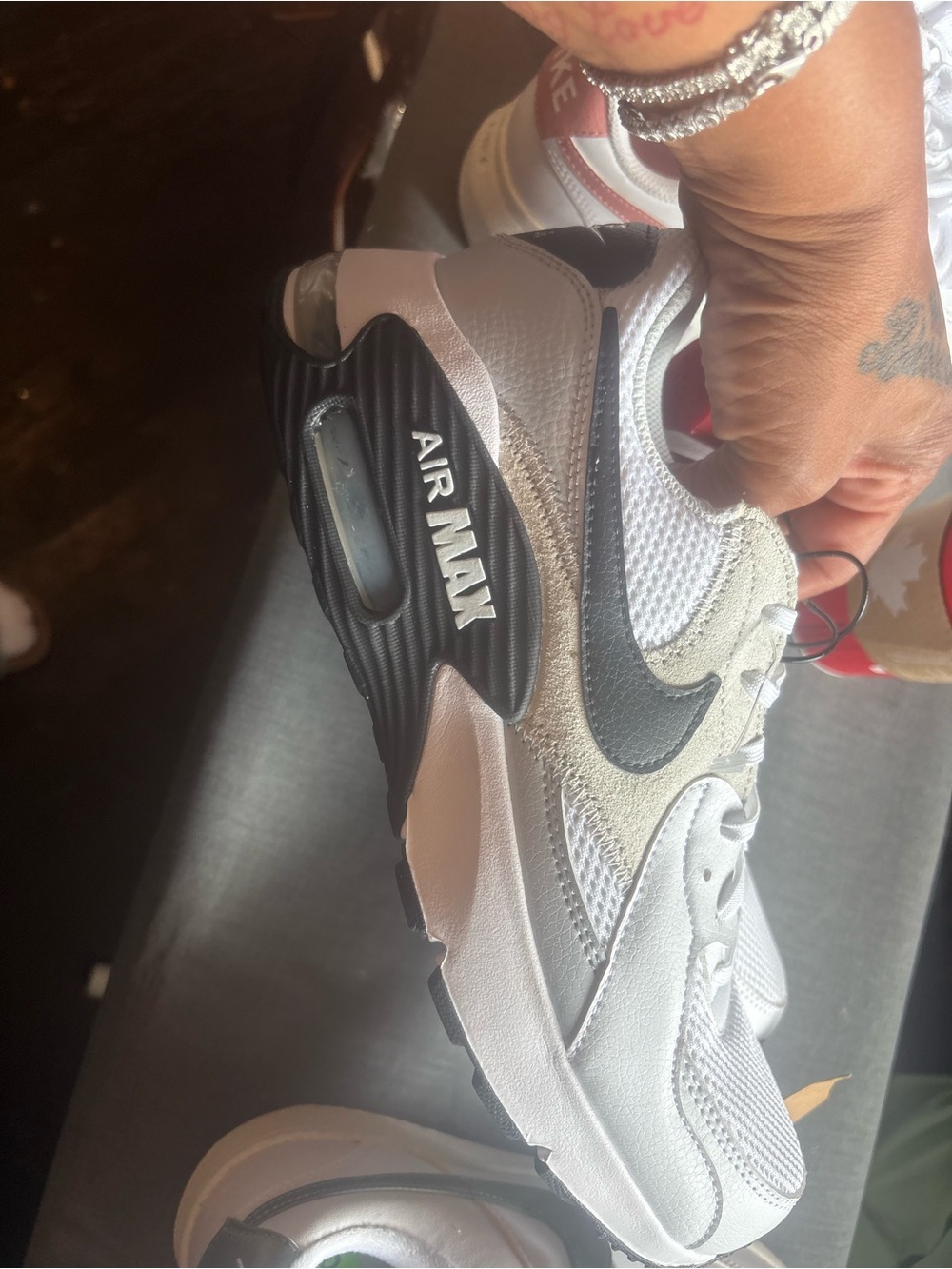 Nike Air Max Men’s White, Black and Red Retro Sneakers